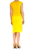 Yellow a-line skirt