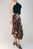 Midi skirt with fantasy print